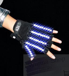 dance costume laser gloves women stage perfermance glowing led clothes