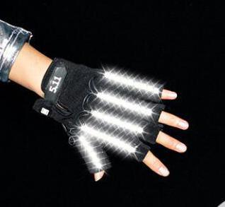 dance costume laser gloves women stage perfermance glowing led clothes