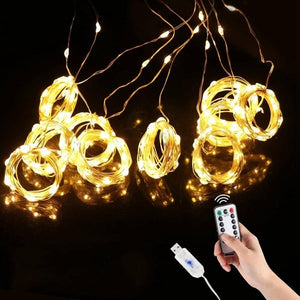 USB Christmas Curtain Light Garland Merry Christmas Decor for Home Christmas Ornaments Navidad 2020 Xmas Gifts New Year 2021