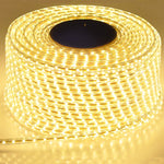 220V Waterproof Led Strip Light With EU Plug 2835 SMD Flexible Rope Lamp,120 Leds/M High Brightness Outdoor Indoor Dimmer Decor