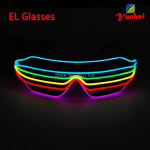 2021Cool Halloween Style Skull Mask EL wire Masks glowing neon Festival LED Mask DJ dance Carnival Ghost Masks For Party Decor