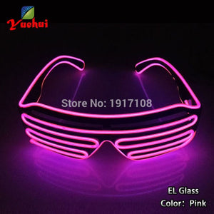 2021Cool Halloween Style Skull Mask EL wire Masks glowing neon Festival LED Mask DJ dance Carnival Ghost Masks For Party Decor