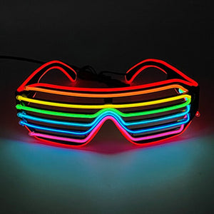 2021Cool Halloween Style Skull Mask EL wire Masks glowing neon Festival LED Mask DJ dance Carnival Ghost Masks For Party Decor
