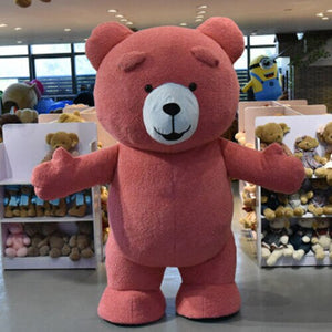 2020 Unisex Halloween Inflatable Teddy Bear Plush Mascot Costume Party Game Fancy Dress Birthday Gifts