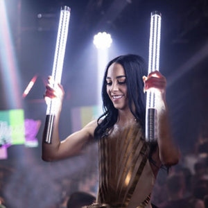 60CM Handheld Dance Flashing Sticks Champagne Bottle Service Sparklers Dance Strobe Baton For Nightclubs Party Bar KTV