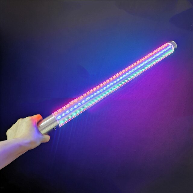 60CM Handheld Dance Flashing Sticks Champagne Bottle Service Sparklers Dance Strobe Baton For Nightclubs Party Bar KTV