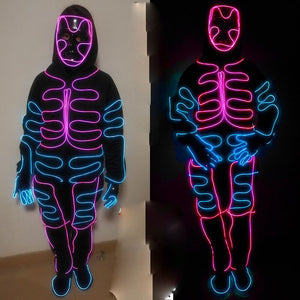 Laser Dance Electric Light Dance Performance EL Light clothing Jazz Fluorescent Dance Performance Costumes LED Lighting Clothes