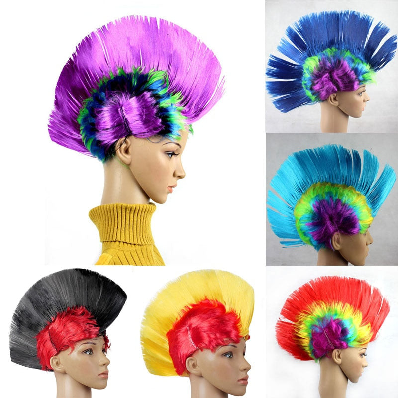 Clown Modeling Punk Wig Props Hats Fluffy Party Halloween Wedding Comb  Dance  Dress Bar Hat  Performance Hair Funny  Cocks