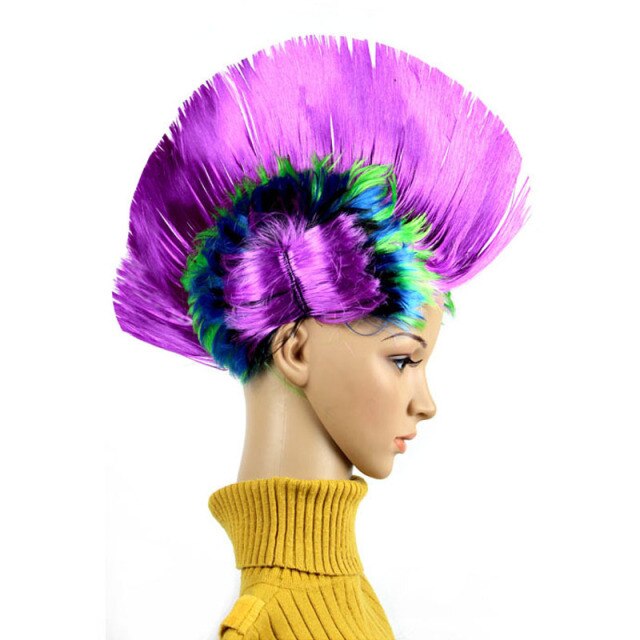 Clown Modeling Punk Wig Props Hats Fluffy Party Halloween Wedding Comb  Dance  Dress Bar Hat  Performance Hair Funny  Cocks