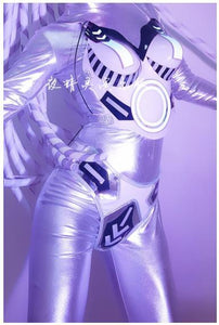 Gogo costumes future technology glowing nightclub bar atmosphere props party led stage dance wear