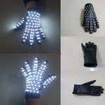 New LED Gloves Luminous Magic Gloves DJ DS Party Event Supples Stage Performance Props Men Mechanical Dance Gloves