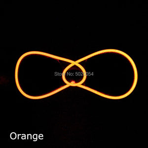 New Style 10 Colors Choice Flashing Light Up LED Neon Bow Tie EL wire Glowing BowTie For Night Party Dance DJ Bar Decor