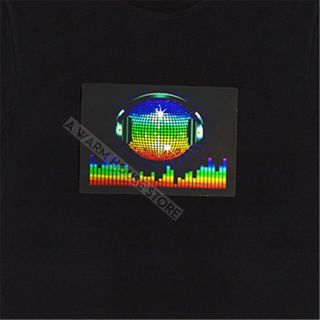 LED Badge Glowing Badges on Backpack Neon Party Glow Clothing Accessories Luminous Clothes Props patches Cotillon for Rave Tees