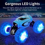 D876 1:16 4WD RC Car Radio Gesture Induction Music Light Twist High Speed Stunt Remote Control off Road Drift Vehicle Car Model