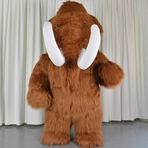 Plush Mammoth Inflatable Mascot Costume Halloween Cosplay Party Furry Animal Clothes Fursuit Mall Promotion Show