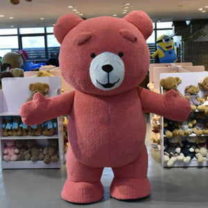 Halloween Inflatable Teddy Bear Plush Mascot Costume Party Game Dress Adult Size Fursuit Outfits Carnival Xmas Easter Ad Clothes
