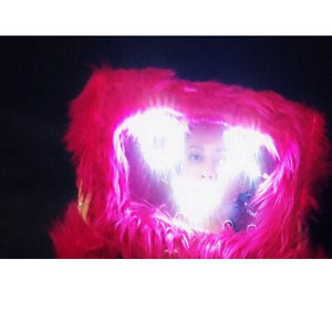 LED Light TV Headdress Bikini Set Female nightclub bar stage dance Dj Ds Dance Team gogo Costume