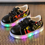 Kids Sneakers LED Luminous Child Toddler Casual Colorful Light Shoes kids boys girls drop shipping