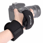 PULUZ Soft Neoprene Hand Grip Wrist Strap With 1/4 Inch Screw Plastic Plate Professional Camera Accessory For SLR/DSLR Camera