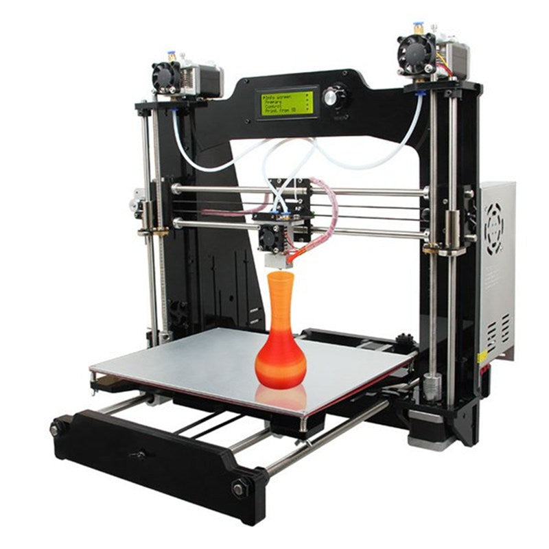 2017 Latest I3 3D Printer DIY Kit M201 2-IN-1-OUT 280 x 210 x 200mm 1.75mm ABS PLA 0.4mm Nozzle
