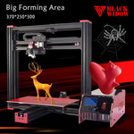 1 Set Tevo Black Widow 3D Printer Kit Impresora 3D Large Printing Size 370*250*300mm Aluminium Extrusion-GIFT