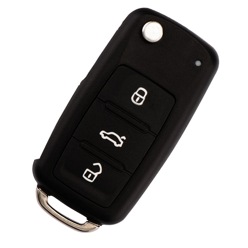 3 Buttons Flip Remote Car Key Case Shell Fob for VW Volkswagen EOS GTI Polo Transporter Beetle Jetta Passat