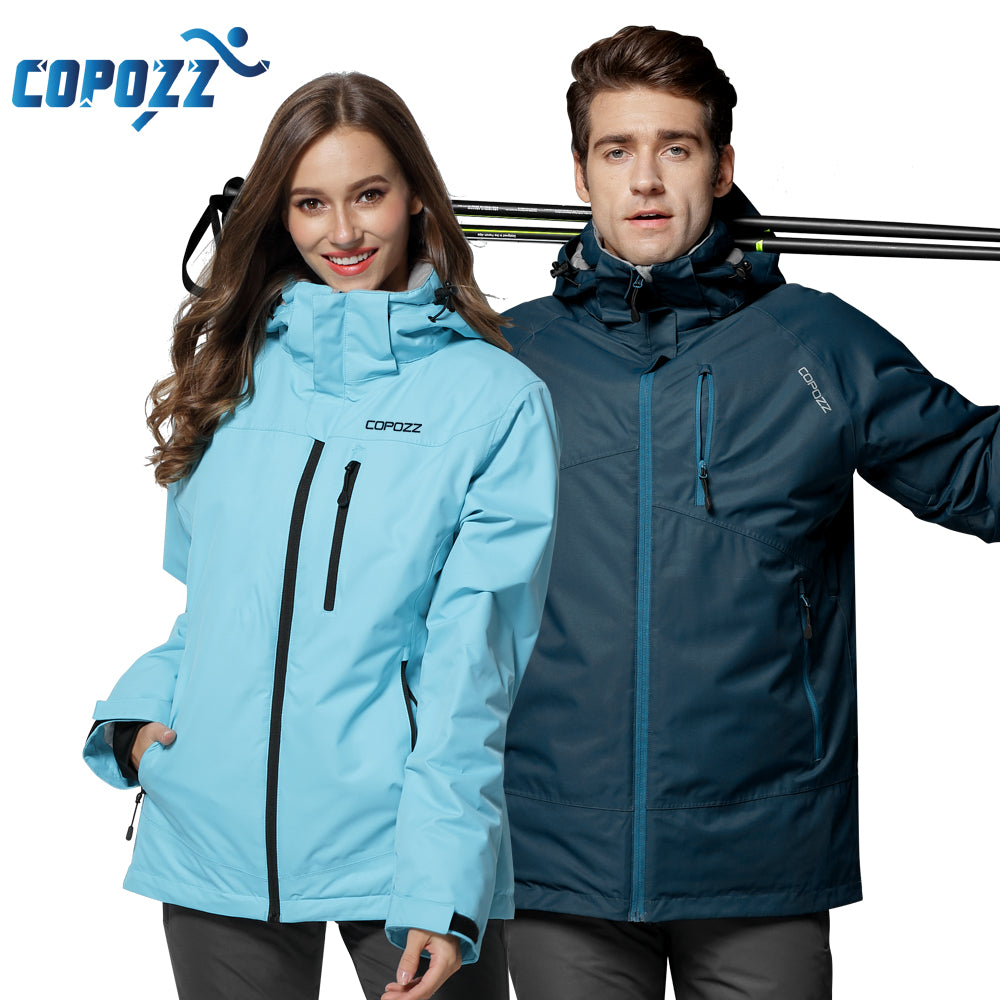 COPOZZ Snowboard Ski Suit Winter Mountain Waterproof Men Women