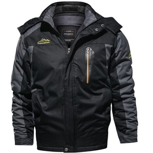 Mountainskin New Winter Men's Parkas Thick Fleece Warm Coat Men Jackets Hooded Coats Mens Brand Clothing Plus Size 7XL 8XL SA603