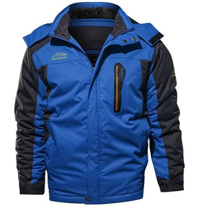 Mountainskin New Winter Men's Parkas Thick Fleece Warm Coat Men Jackets Hooded Coats Mens Brand Clothing Plus Size 7XL 8XL SA603