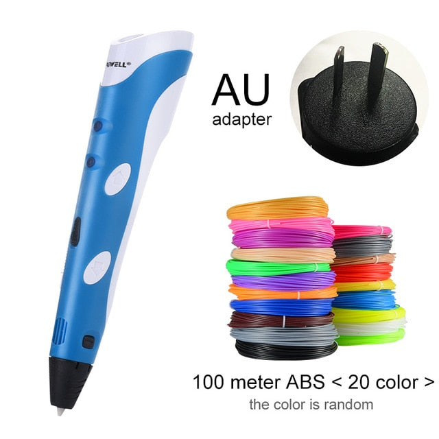 Myriwell 3D Pen Original DIY 3D Printing Pen With 100M ABS/PLA Filament Creative Toy Gift For Kids Design Drawing