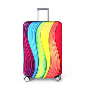 New York Paris Thicken Luggage Protective Cover 18-32inch Trolley Baggage Travel Bag Covers Elastic Protection Suitcase Case 271