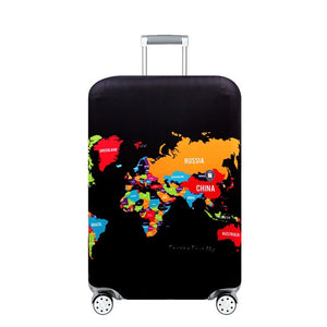 New York Paris Thicken Luggage Protective Cover 18-32inch Trolley Baggage Travel Bag Covers Elastic Protection Suitcase Case 271