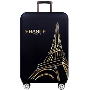 New York Paris Thicken Luggage Protective Cover 18-32inch Trolley Baggage Travel Bag Covers Elastic Protection Suitcase Case 271