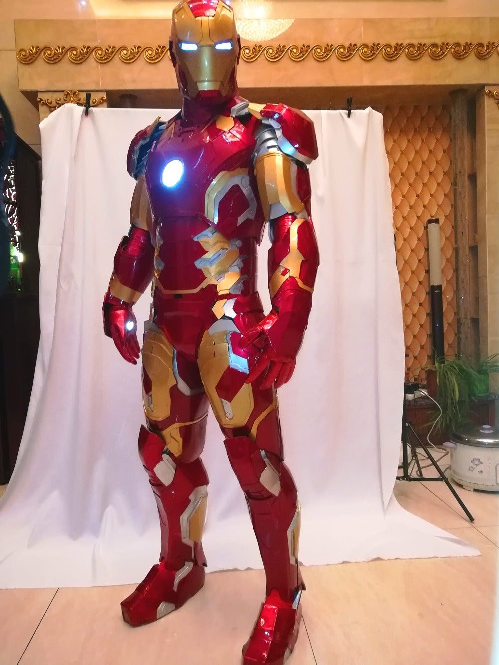 Iron Man MK43 Suit Iron Man Cosplay Costume  Wearable Made to Measure and Movie Accurate Iron Man Armor