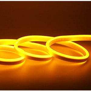 12v led neon rope strip light flexible waterproof ip68 2835 smd 120led white warm white yellow red green blue RGB ice blue